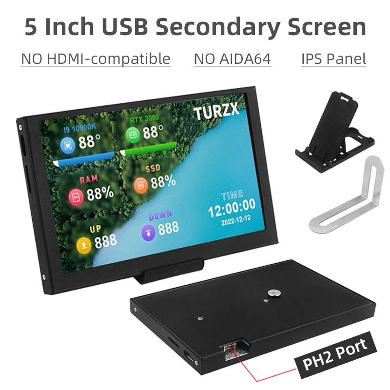 5-Inch-IPS-Type-C-Secondary-Screen-Computer-CPU-GPU-RAM-HDD-Display ...