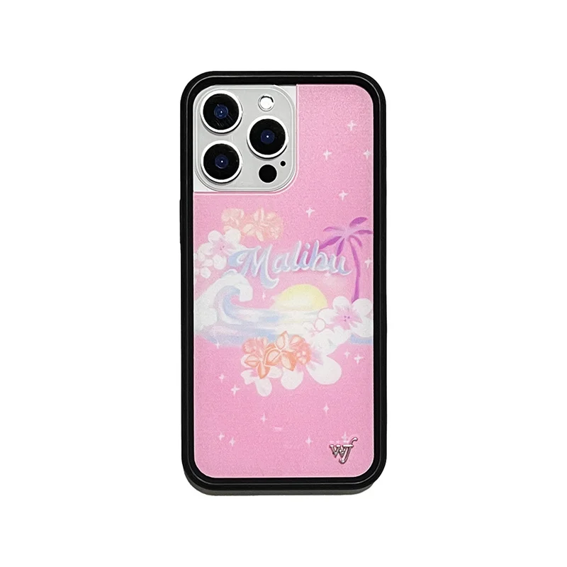 Wildflower 3D Floral Phone Case with Moon and Love Heart Design