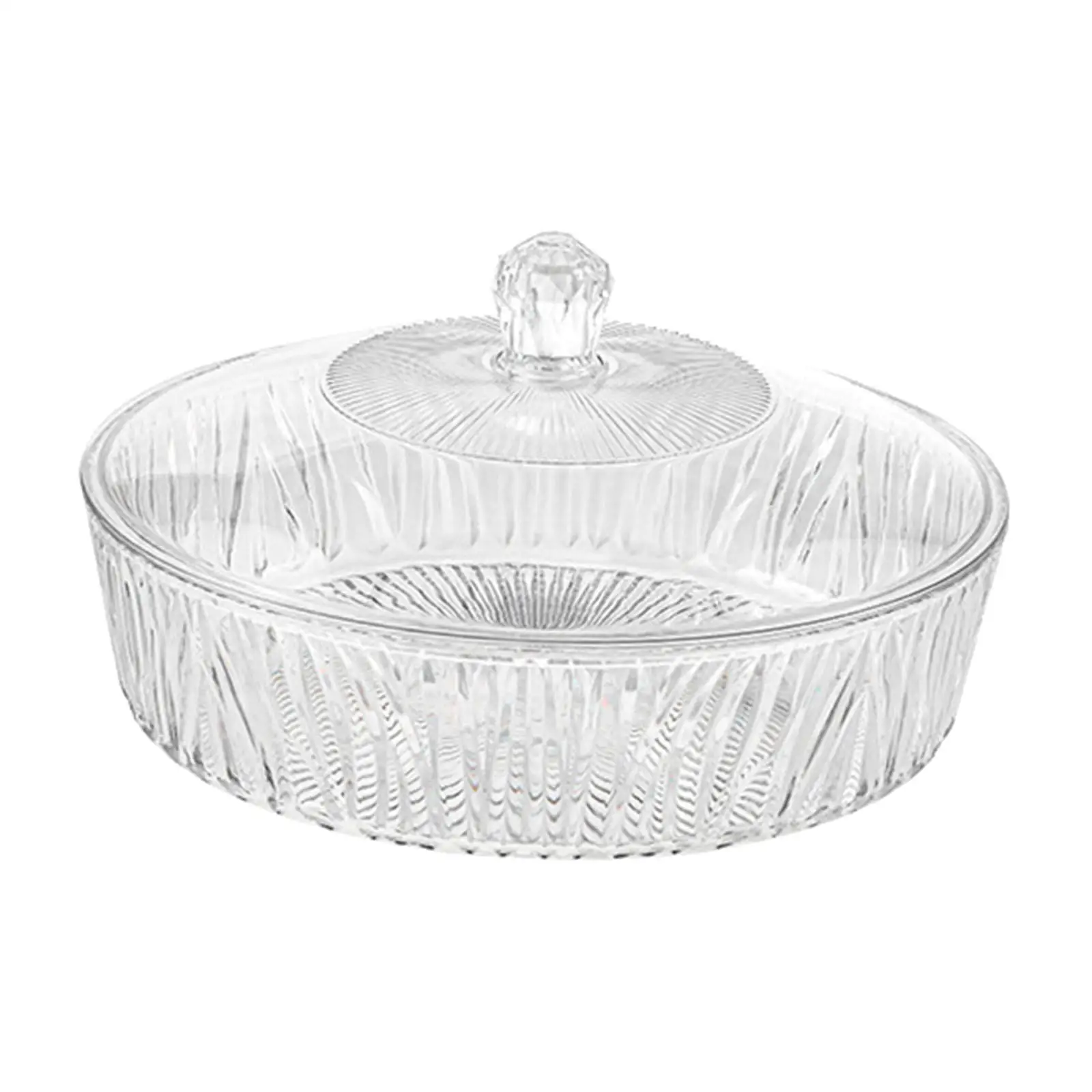 Cake Plate Dessert Table Display with Cover Transparent Portable Decoration Fruit Bowl Serving Cookie Platter for Party