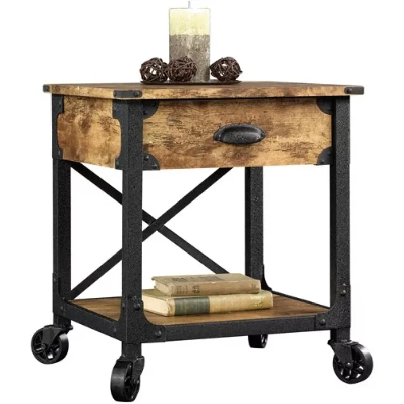 

Better Homes & Gardens Rustic Country End Table, Weathered Pine Finish Entryway Table Living Room Table