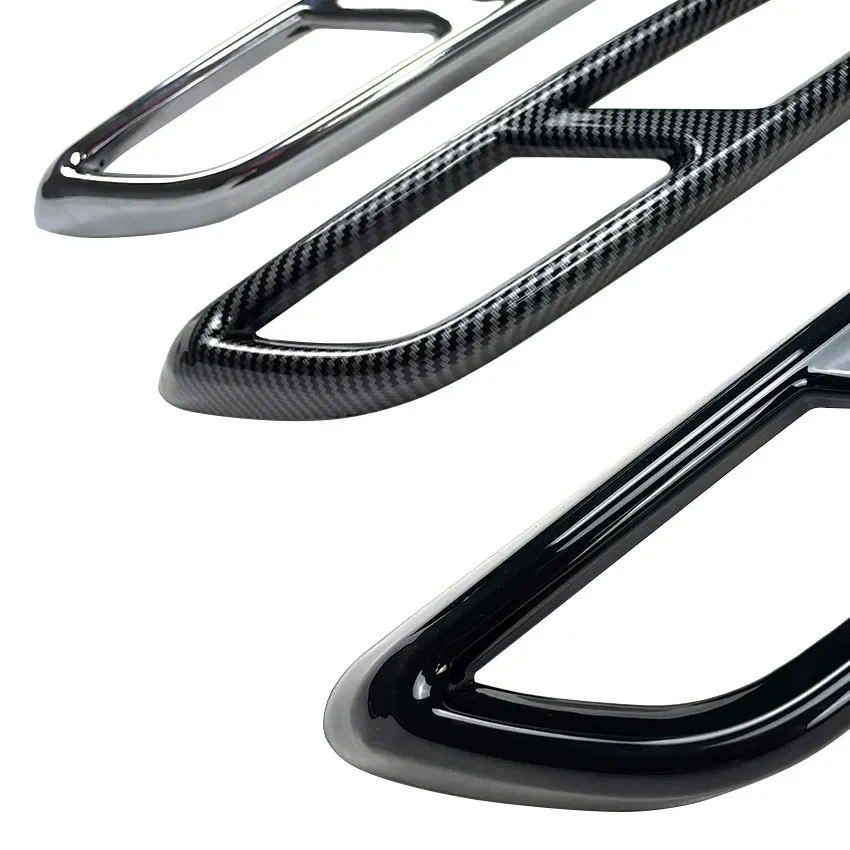 Car Exhaust Tailpipe Trim Tips 304 Stainless Steel Car - View #11