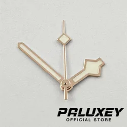 Black Rose Gold Silver Gold Luminous Watch Hands with Green Glow (Rose Gold)