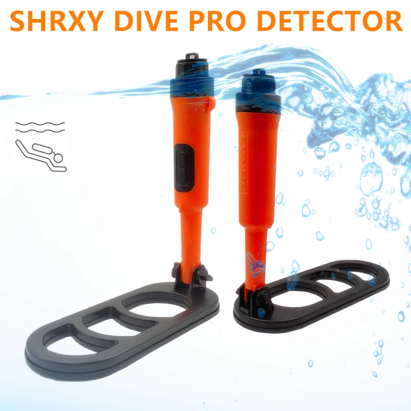 

Underwater scuba Metal Detector Folding Waterproof Coil Pulse Scan Pinpointer Diving Glod Metal Detecting Enhanced detection