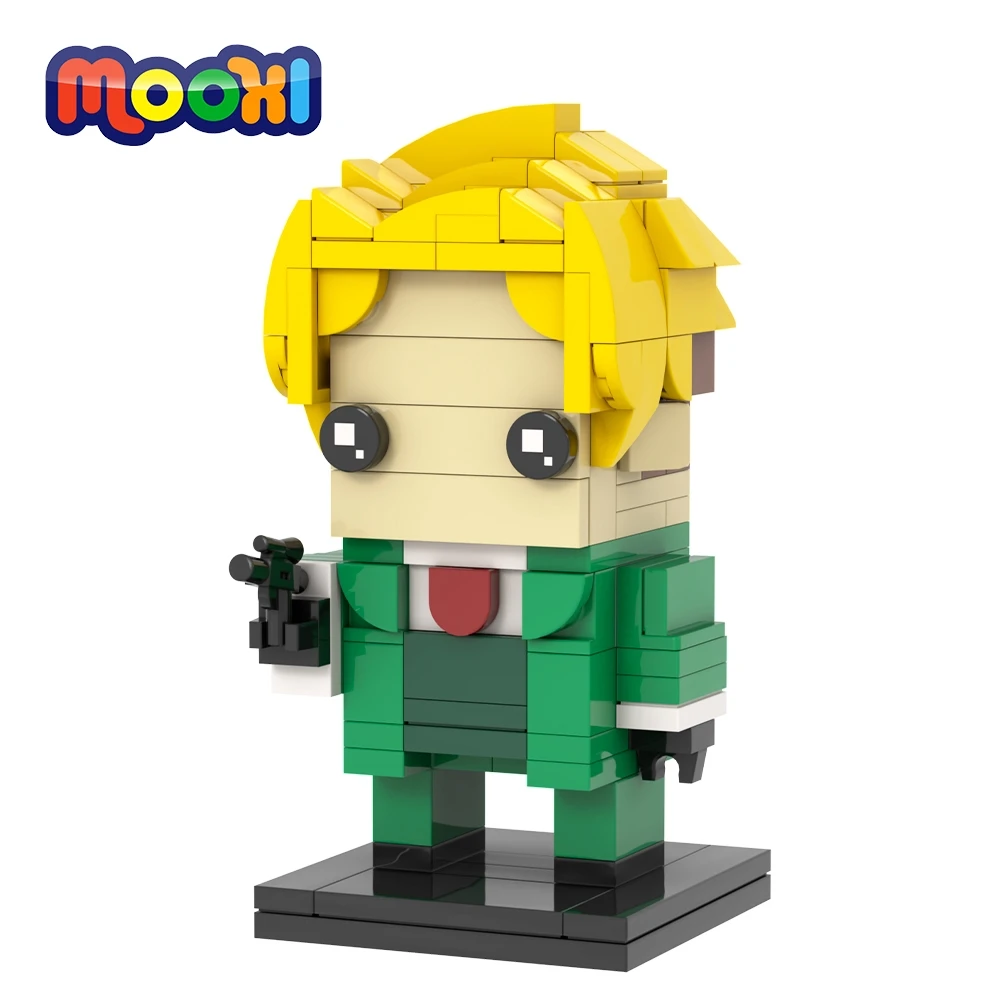 MOOXI Anime Series 142Pcs MOC Bricks Figures BrickHeadsed Building ...