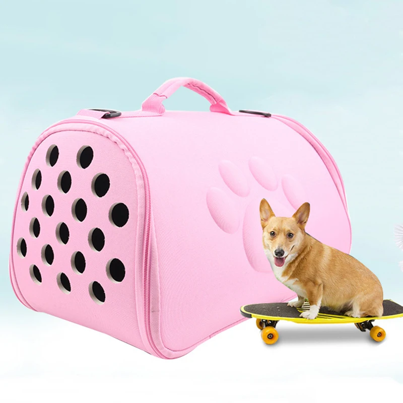 Dogs Cat Folding Pet Carrier Cage Collapsible Puppy Crate Handbag Carrying Bags Pets Supplies Transport Accessories