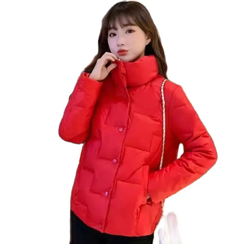 

Down Cotton-padded Women's Winter Clothes 2023 New Fashion Cotton-padded Clothes Korean Loose Short Warm Thick Coat Tide.