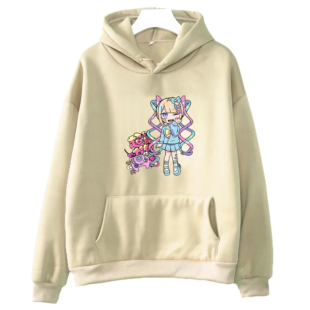NEEDY GIRL OVERDOSE Sweatshirts Cartoon Aesthetic Hoodie Popular Anime Clothes Women Kawaii Hoody Autumn Winter Fleece Sweatwear