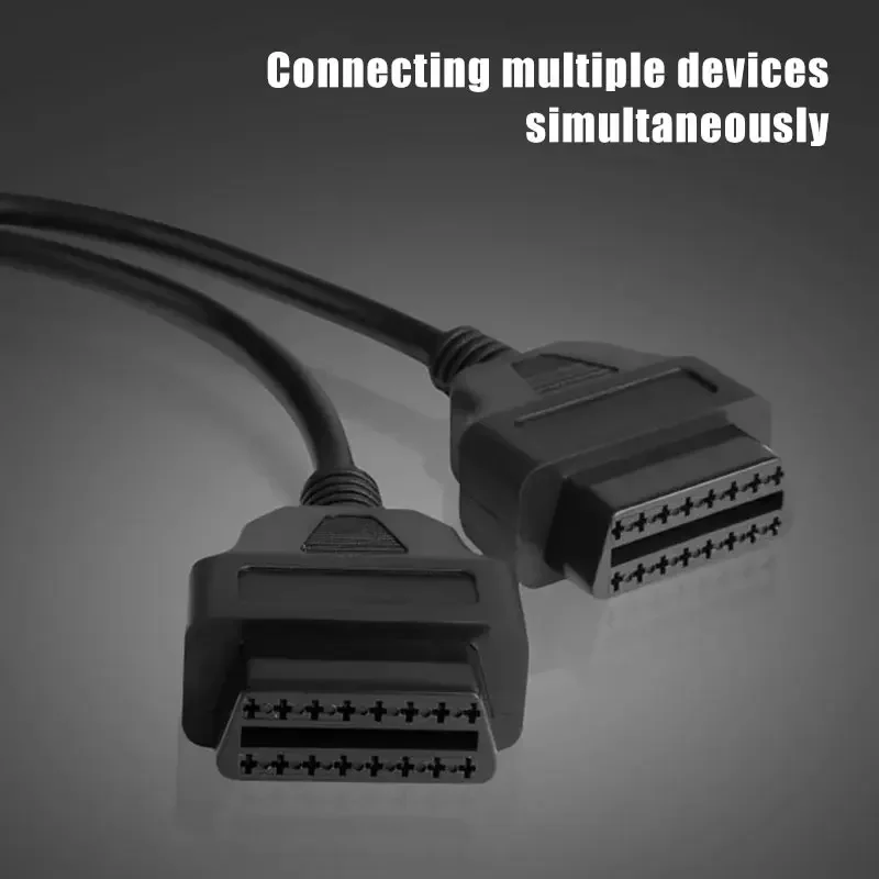 Obd2 16pin 1  2 전송 연장 케이블 자동차 컴퓨터 검사 obd 확장 경로 16 코어 1  3/4 순수 구리 케이블