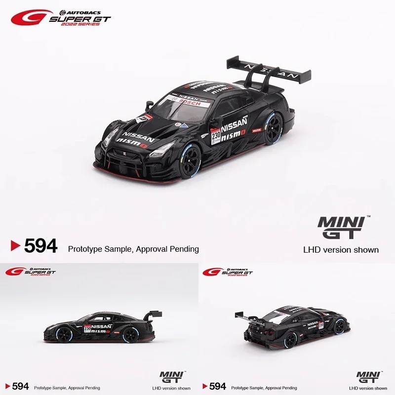 

MINIGT 1:64 GT-R Nismo GT500 Diecast Diorama Car Model Collection Miniature Carros Toys 594
