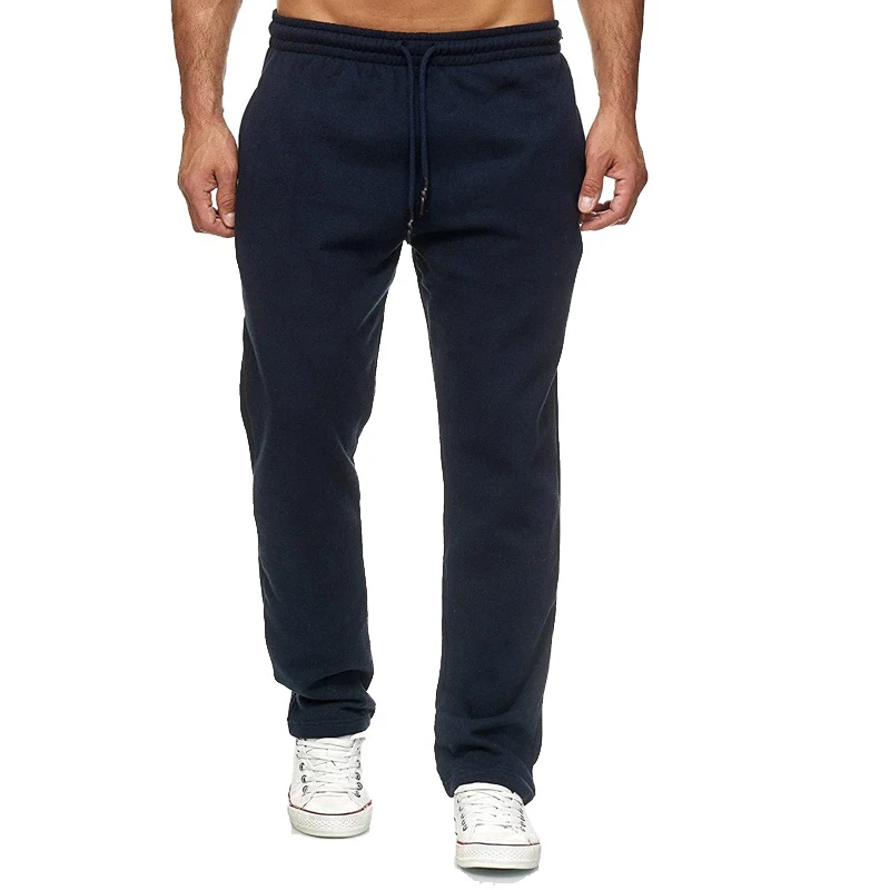 Custom Logo Men's Sweatpants Autumn Spring Hip Hop Fitness Clothing Fashion Casual Bodybuilding Sport Streetwear Male Pants