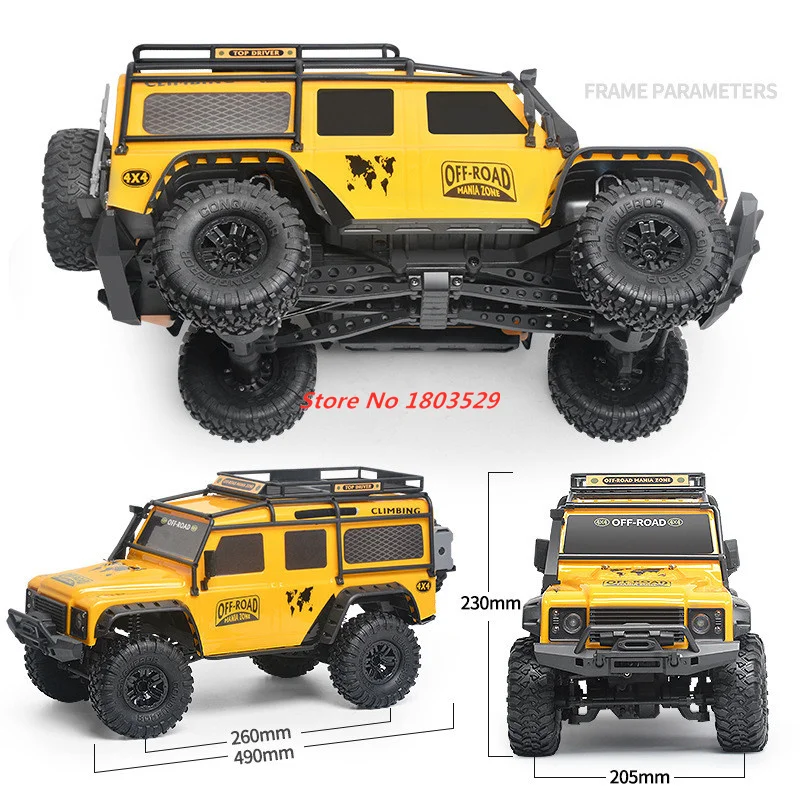 Mobil Rc Auto A Control Remoto Rock Rover MN98 1:12 Model RTR
