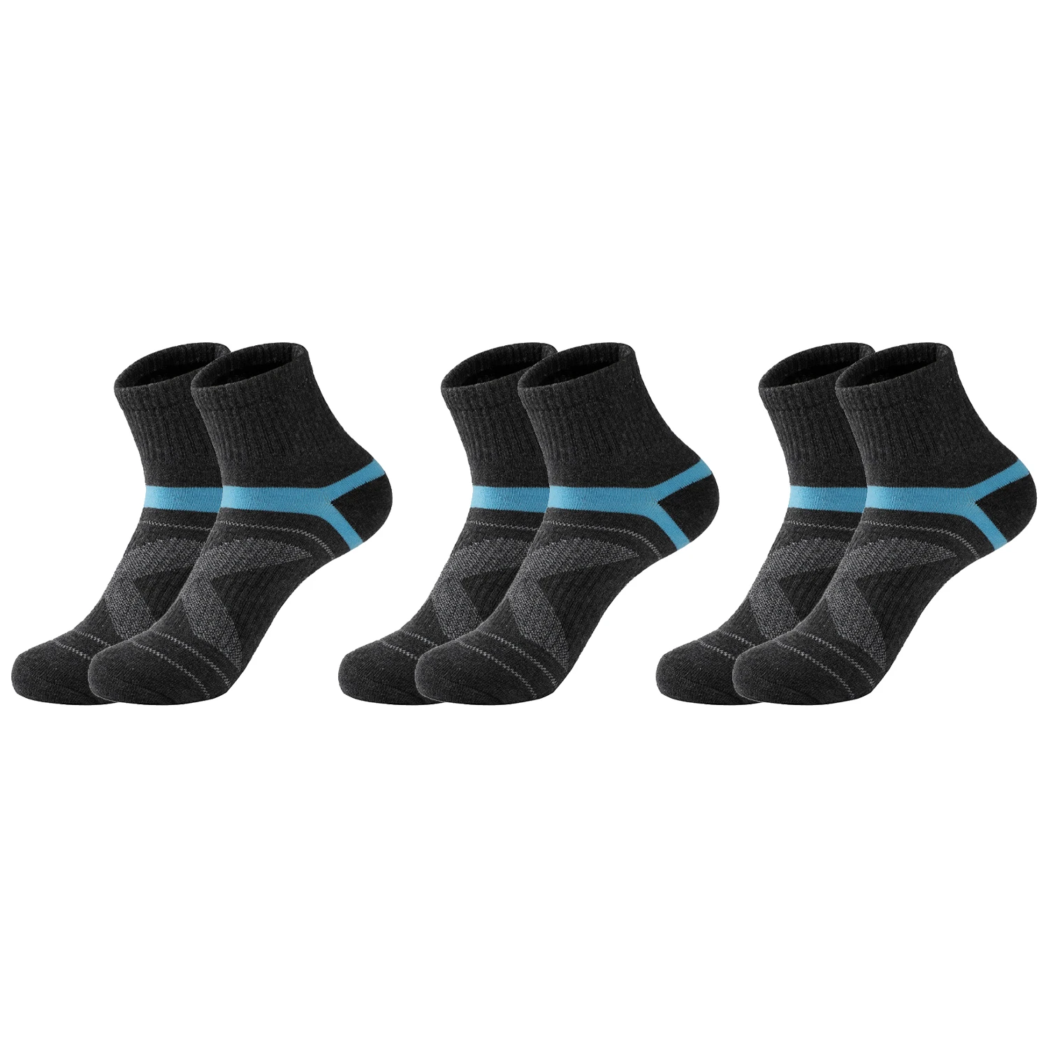

3 Pair of Cotton Socks Men's Sports Socks Absorb Sweat, Breathable, Casual, Versatile Medium Sleeve Free Shipping