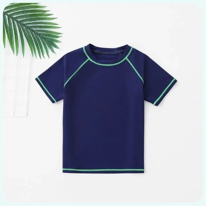 Boys swimwear children's UPF50+ two-piece quick dry sun protection swimwear for boys and students
