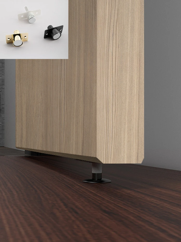 

Door Suction Short Brass Door Stop Heavy Duty Door Bracket Magnetic Invisible Door Plug Lock Hidden