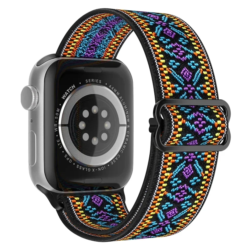 Elastic Braided Nylon Strap