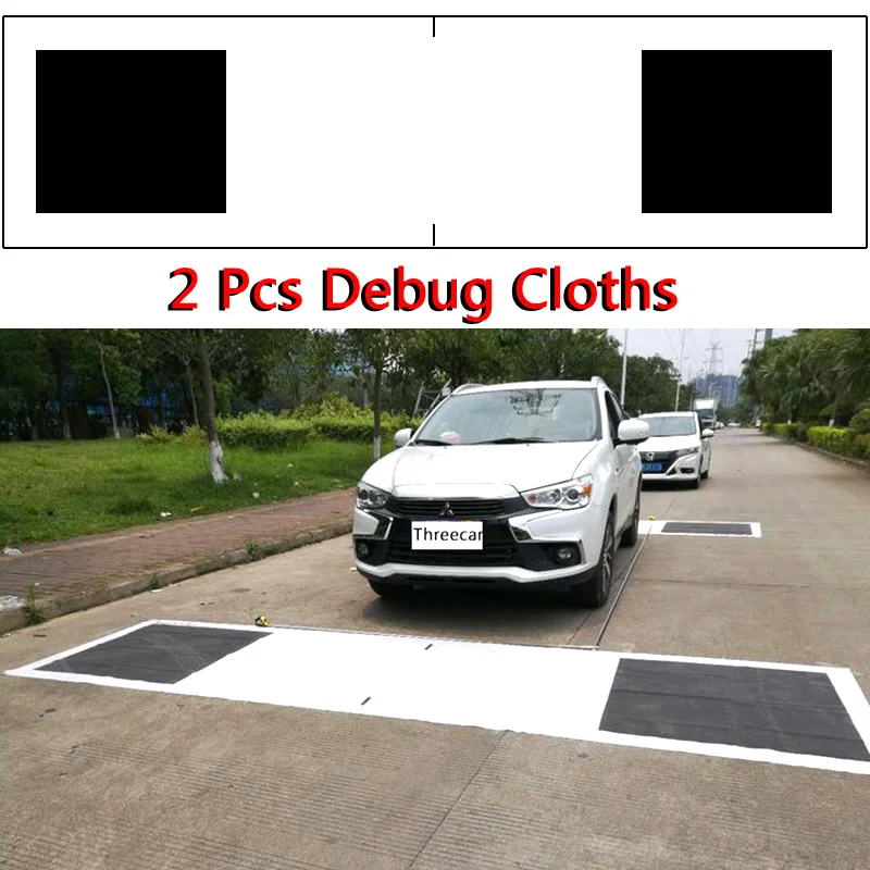 Car 360 Panoramic System Camera Calibration Clothes 2/4 Pcs Standard Debugging 440*120CM 3D Bird View Surround Check Safe Drive wireless backup camera for car Vehicle Cameras