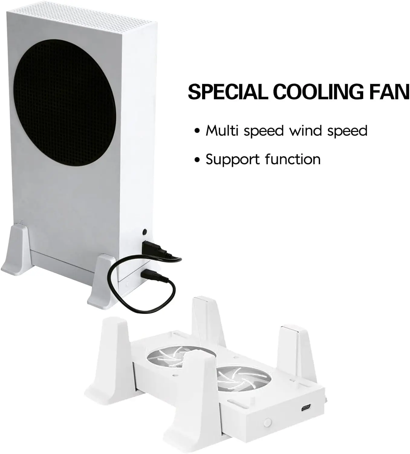 Supporto Di Raffreddamento Compatibile Con Xbox Series S, Supporto Di Raffreddamento Compatibile Con Xbox Series S, Per Motore Principale Con Base Ven