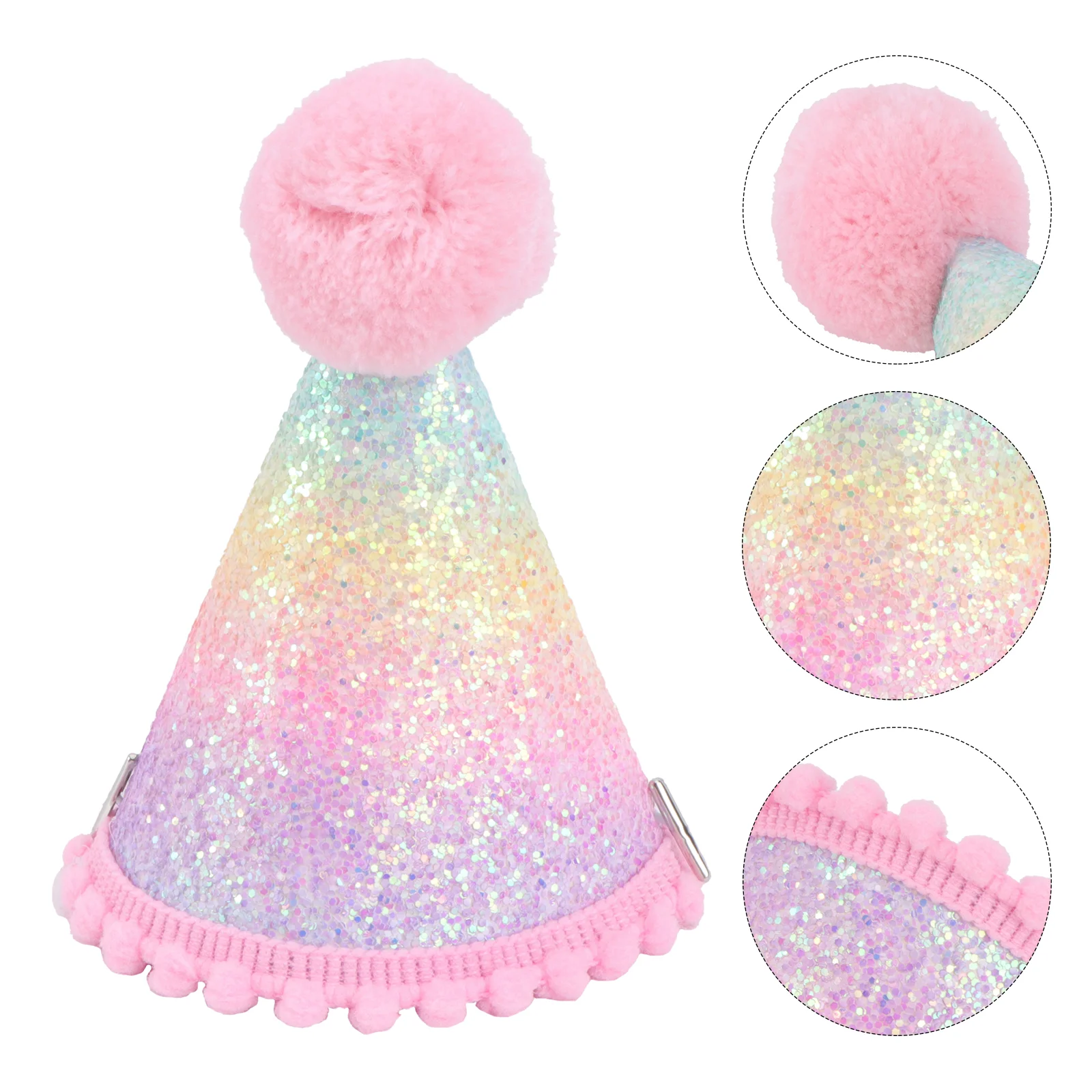 

Adorable Birthday Cap Birthday Gradient Colors Hats Hat Rainbow Hat Party Cap