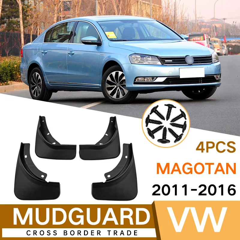 

MudFlaps FOR Volkswagen Magotan 2011-2016 car Splash Guards Fender Set Parts Front Rear MudFlaps Automotive Accessories
