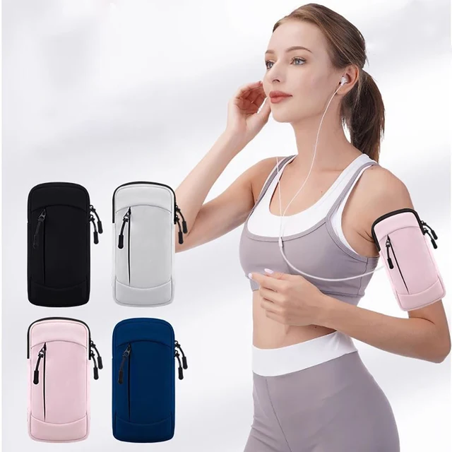 Running Armband Bag Phone Case Universal Sports Armband Arm Pouch Phone Holder Mobile Waterproof Wrist Band 6