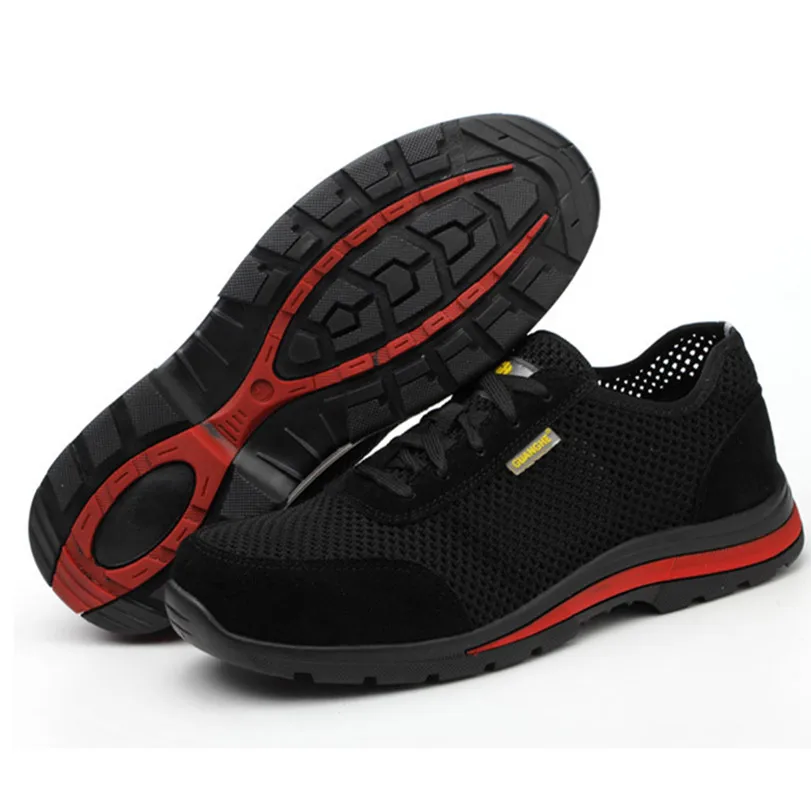 Chaussures De Sécurité Unisexe - Embout Acier, Légères, Respirantes - Taille EU 38 à 45 - Antidérapantes