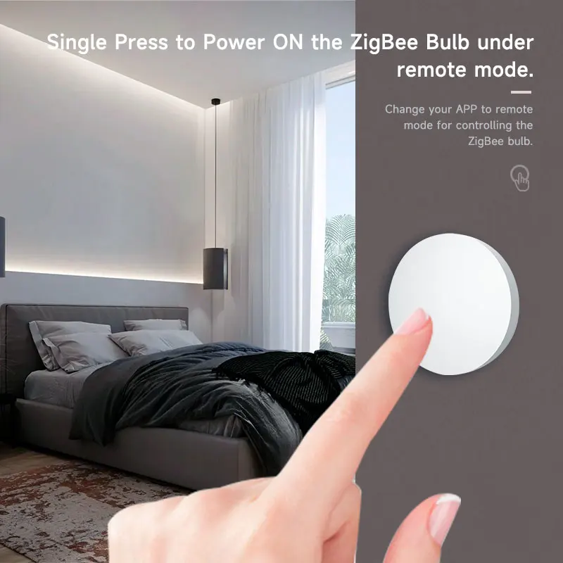 Tuya Zigbee 스마트 장면 스위치 푸시 버튼 리모컨 무선 자동화 다중 장면 트리거 지원 Alexa Google Voice