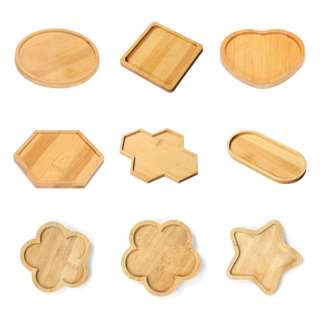 1pc Wooden Coaster Cute Hexagon Beech Wood Drink Coaster Cup Mats