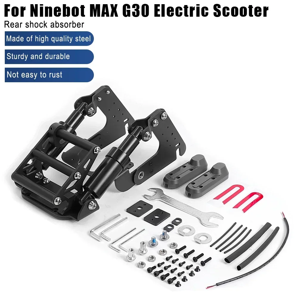 Hinten Suspension Kit Für Ninebot Max G30 Elektrische Roller Teile Modifizierte Hinten Stoßdämpfer Mit Werkzeuge Zubehör – Detail 1