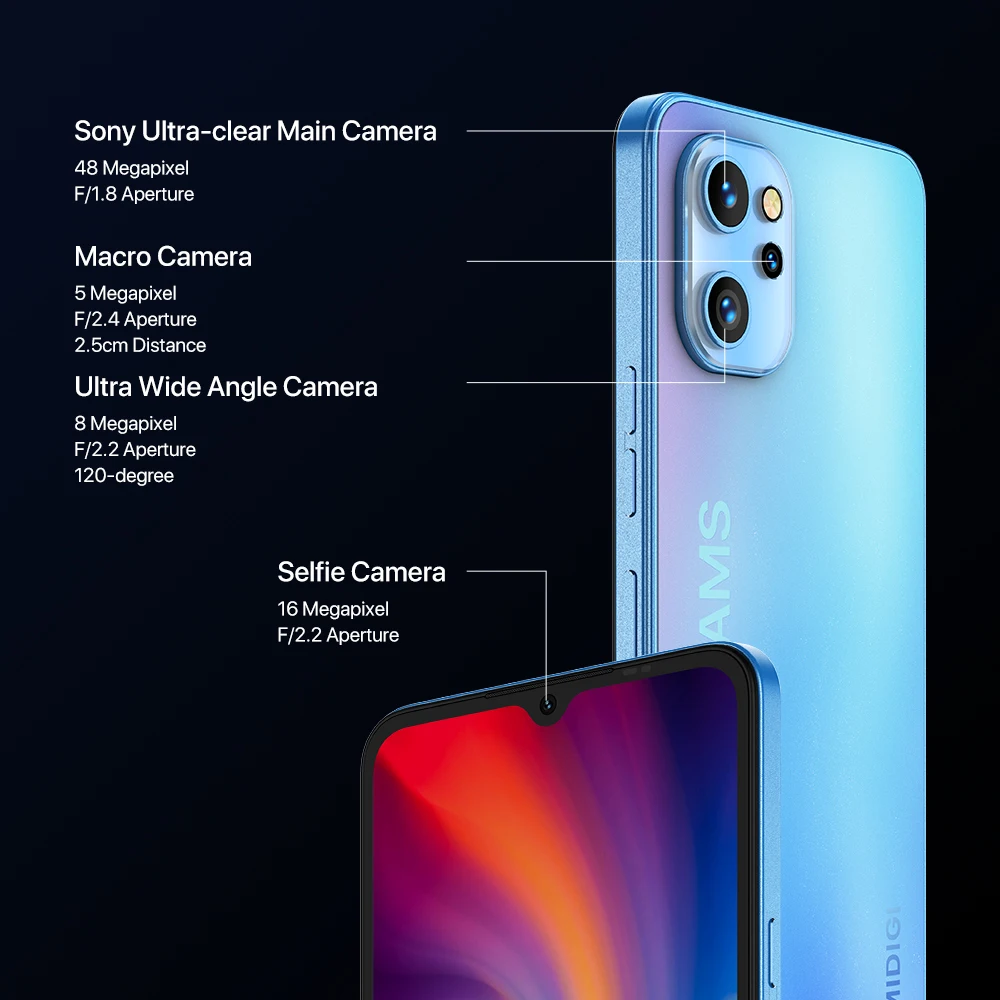 UMIDIGI A13 프로 스마트폰, NFC 48MP AI 트리플 카메라, 4GB 128GB 6.7 & Quot 풀 디스플레이, 5150mAh 배터리, 오리지널 글로벌 버전, 신제품