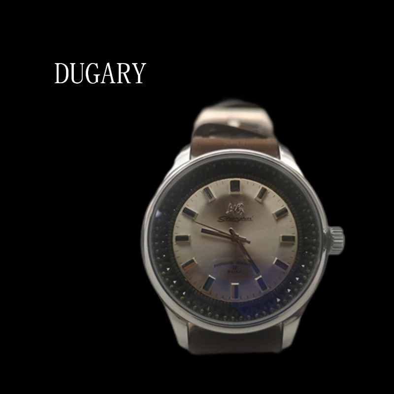 

DUGARY automatic mechanical watch 44mm original vintage Waterproof Men Watches Business Japanese movement luxurious Wristwatch