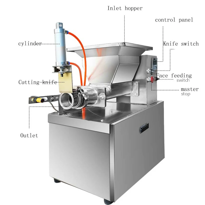 

PBOBP Professional Small Dough Divider Machine Cake Bread Dough Cutting Machine Dough Ball Extruder