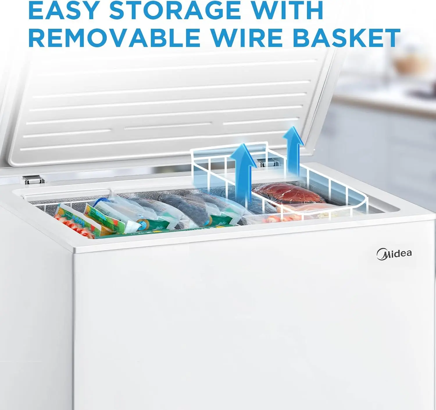 Chest Freezer, 7.0 Cubic Feet, White
