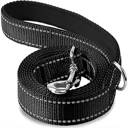 Reflective Pet Harness and Leash Set - Adjustable Guard Rope - 2.5x180cm (Black)