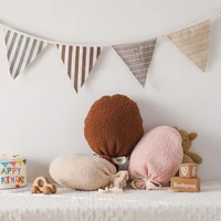 Baby Teddy Velvet Balloon Photography Accessories Newborn Soothing Pillow Nordic Babys Room Wall Hanging Ornaments Decorations 2