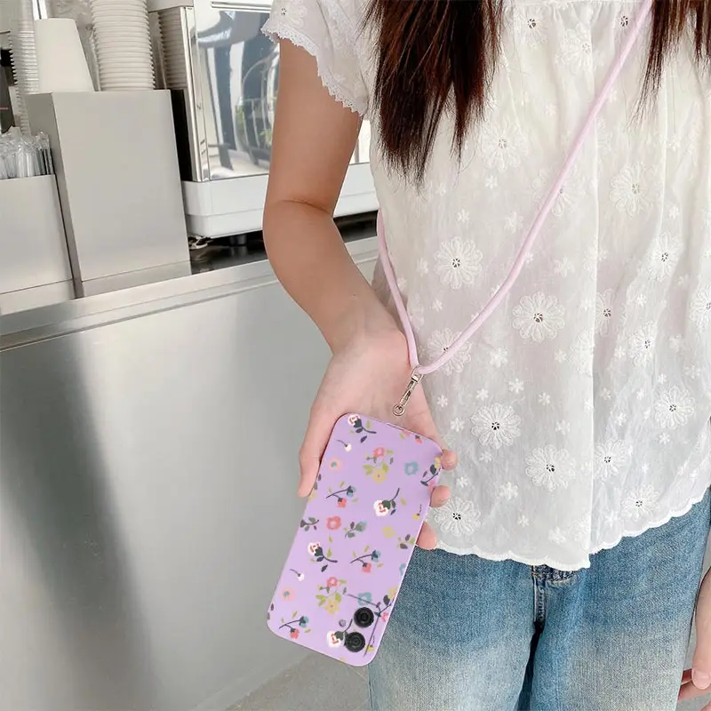 Flowery Flowers Silicone Phone Case Cover