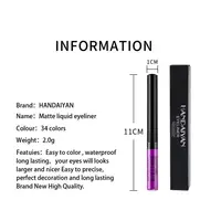 Handaiyan Eyeliner Pen Waterproof Matte Liquid Color Eye Liner set - Image 6