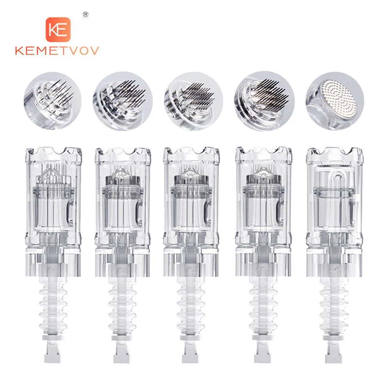 10/30/50PCS DermaTool Bayonet Needles Cartridge for Dr Pen A10 12 Pin/24 Pin/36 Pin/42 Micro Skin Needling Replacement Head