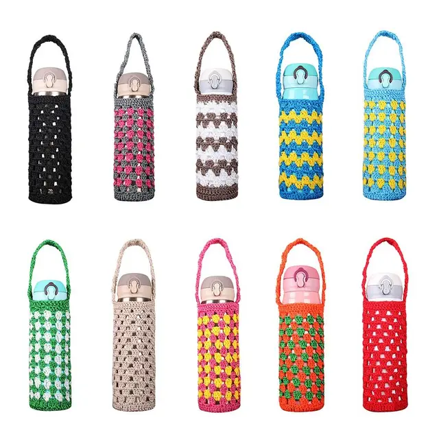 Water Bottle Cover Portable Water Cup Sleeve With Strap Reusable Water Bottle Carrier Bag Case Water Bottle Accessories