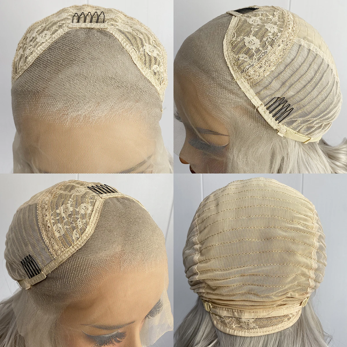 UStyleHair 613 Blonde Lace Wig Synthetic Long Silky Straight Wig for Women Heat Resistant Natural Hairline Daily Use Cosplay Wig 5 UStyleHair 613 Blonde Lace Wig Synthetic Long Silky Straight Wig for Women Heat Resistant Natural Hairline Daily Use Cosplay Wig - Image 5