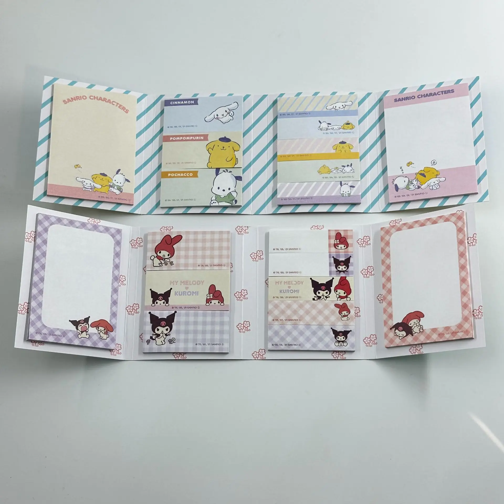 

Kawaii Sanrio Kuromi Mymelody Милая мультяшная стикерная заметка для семейных заметок