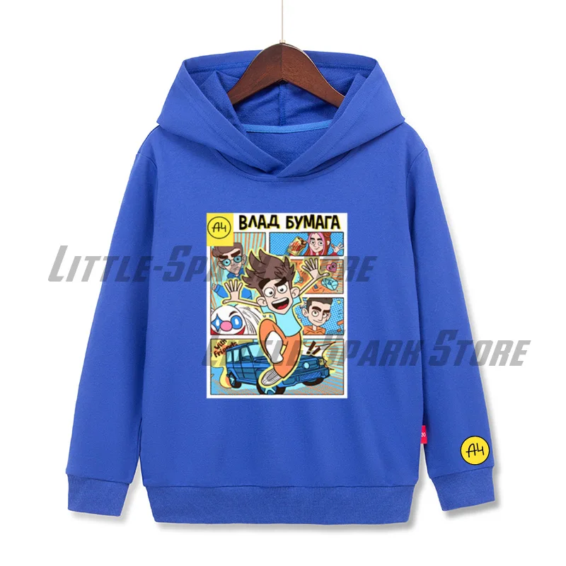

2023 New a4 Lamba Children Hoodies High quality Cotton Влад Бумага a4 Boy Girl Sweatshirt Fashion Kids Baby clothing