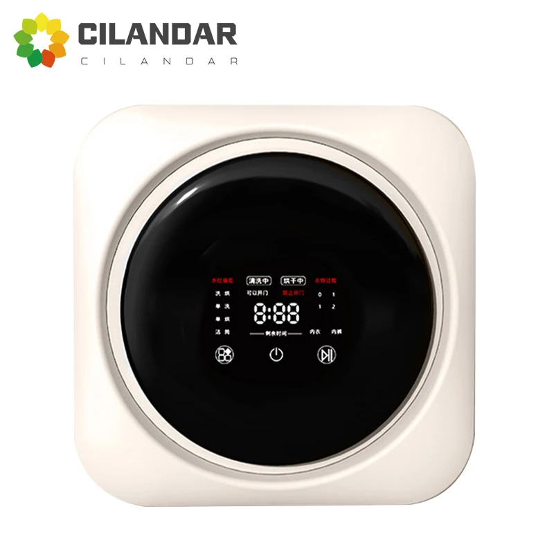 Fully automatic drum type underwear washing machine mini washing and drying integrated small underwear and sock machine mini washing machine