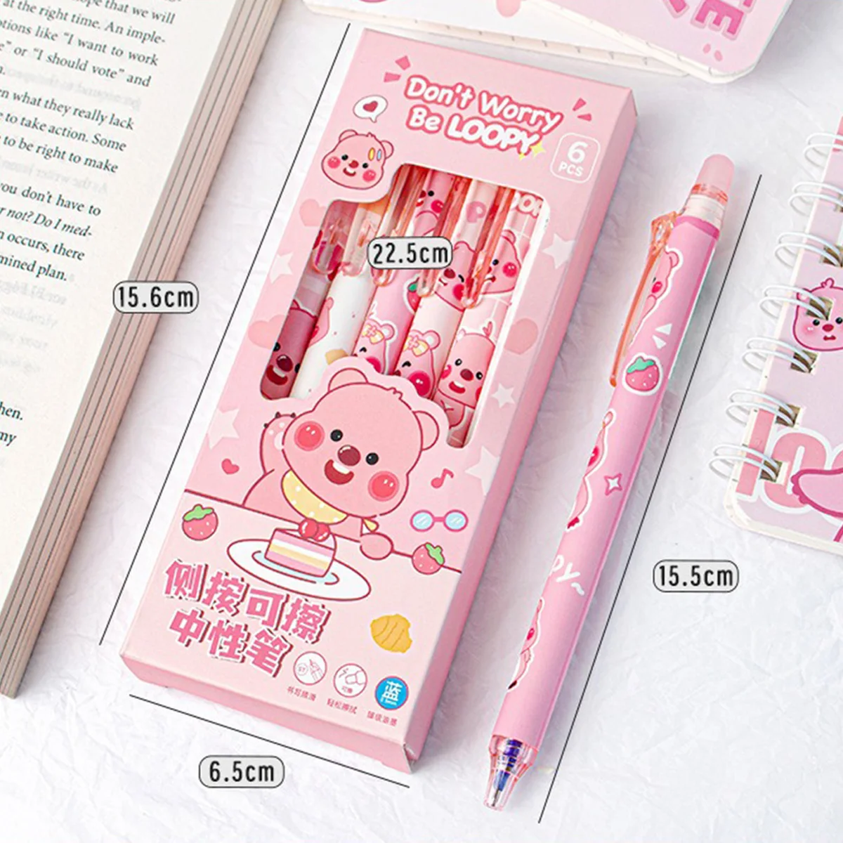 Charming Capybara Gel Pens – Erasable & Refillable Ink, Smudge-Free Writing, Perfect for School, Office & Gifts