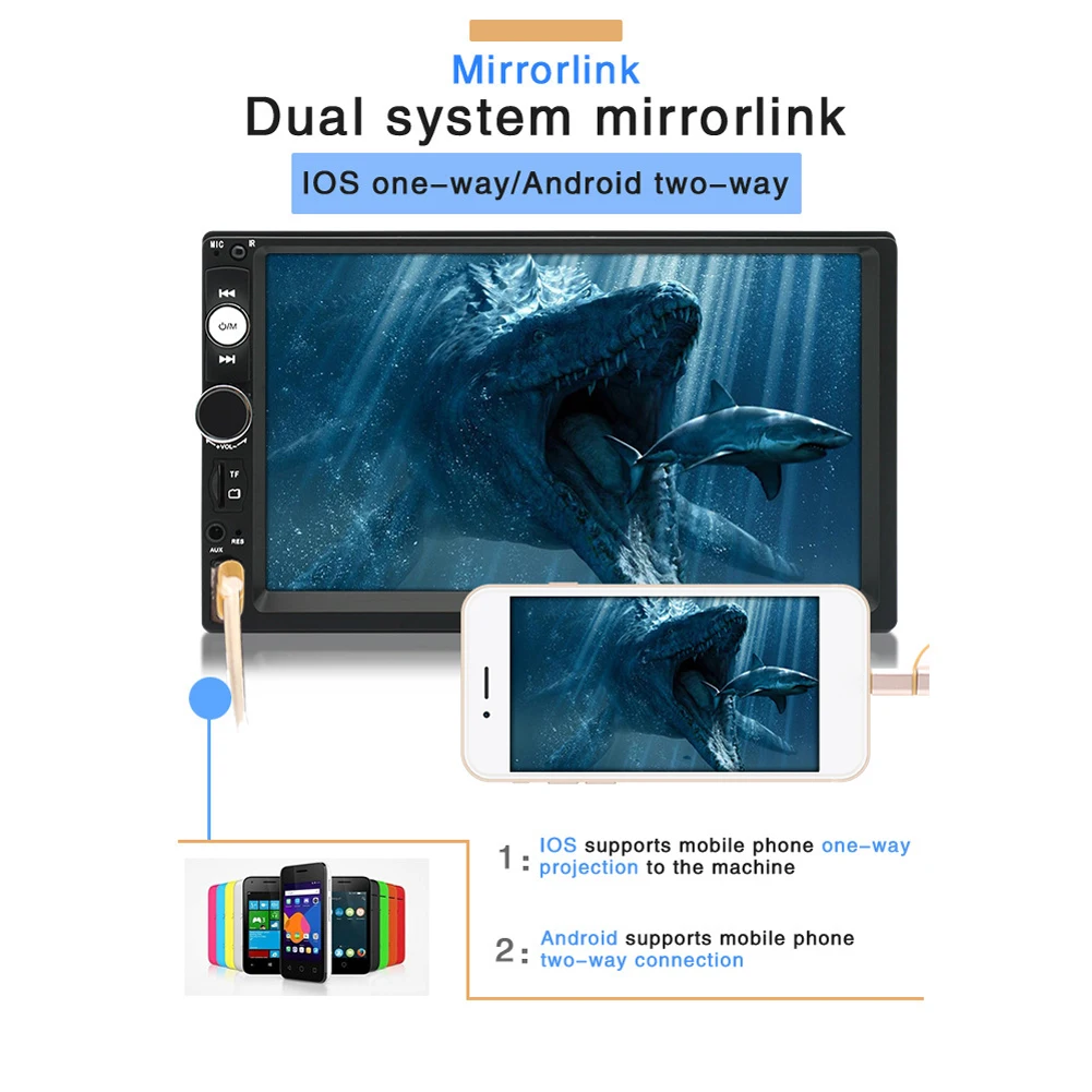7 ġ 2  ڵ  7012B   Ƽ̵ ÷̾, ġ ũ  MP5 USB TF FM   ī ׷