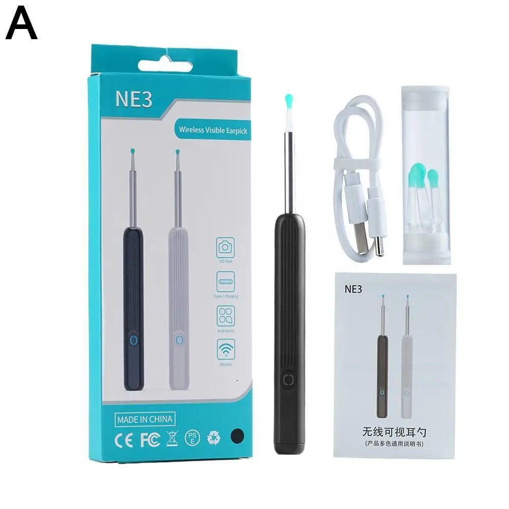 

Wireless Smart Visual Ear Cleaner Ear Wax Ear With Endoscope Kit Removal Waterproof Camera Tool Kit Cleaning Ear Sticks G2B1
