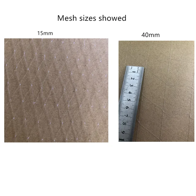 H1m-10m Semifinished Articles Net Blue 0.11mm-0.2mm Line Fishnet L160m GillNet Trap Fishing Network Rede De Pesca Filet De peche 5