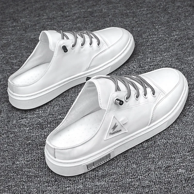 Canvas Shoes Men's Slip-ons Non-heel Casual Shoes Autumn Summer Slippers Original Fashion Male Sneakers Zapatos De Hombre