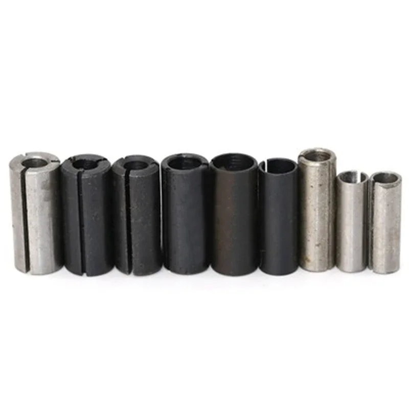 1pc CNC Router Bit High Precision Adapter Collet Milling Cutter Tool Adapters Holder 6mm 6.35mm 8mm 10mm 12mm 12.7mm adapter shank cnc router tool collet cone 1 2 1 4 3 8 clamp of 6mm 6 35mm 8mm 12mm for makita bosch hitachi dewalt milling