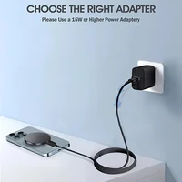 Магнитное беспроводное зарядное устройство 200 Вт для телефона Magsafe iPhone 17 16 15 14 13 12 Pro Max Airpods 4 Pro Магнитная станция быстрой зарядки — изображение 6