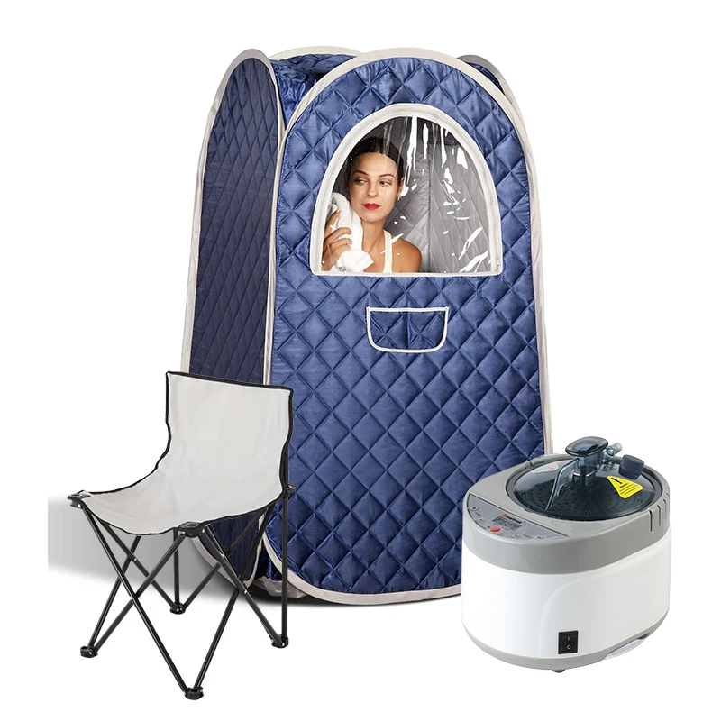 Single Person Sauna, Portable Steam Sauna Full Body, Newly Upgraded Large Space Sauna, Quick-Folding Sauna Spa Tent